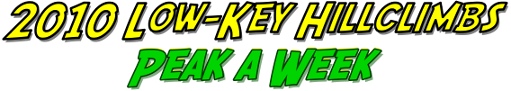 2010 Low-Key Hillclimbs: Peak a Week!